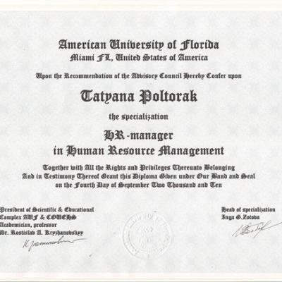 Tatyana Poltorak Certificates 3